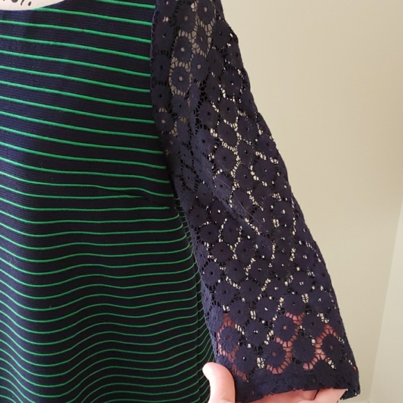 Anthropologie Postmark Blue and Green Shift - Picture 2 of 7